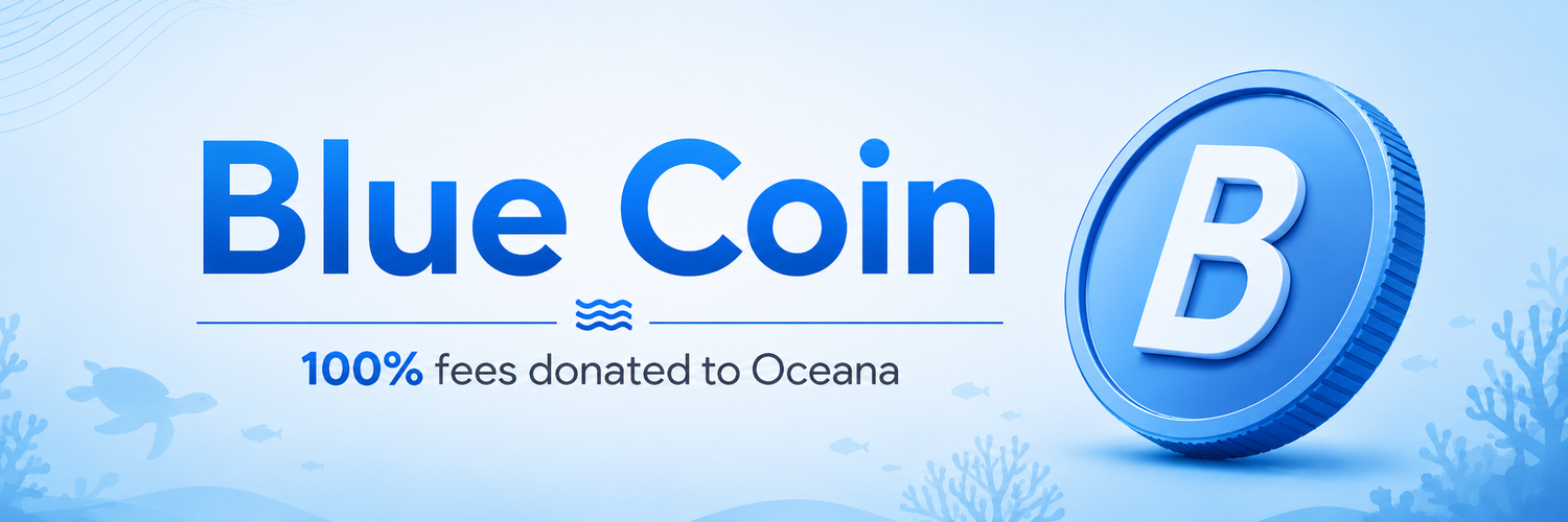 Blue Coin — 100% fees donated to Oceana